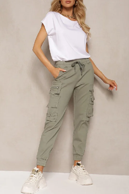 Crazy Deals Nolan Khaki Cargo Trousers