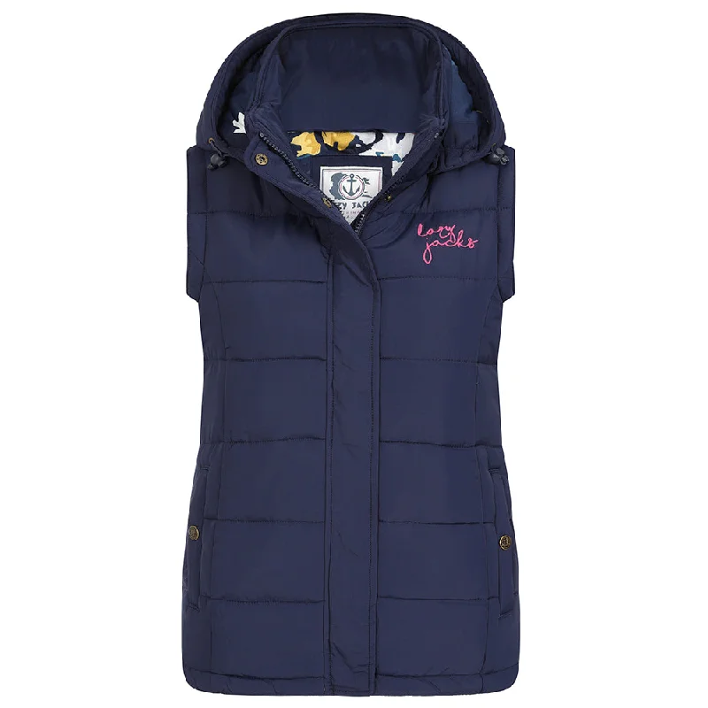The Best Prices LJ29 - Gilet With Posy Lining - Marine