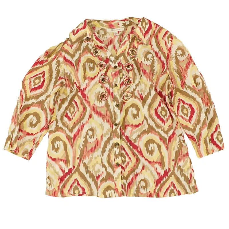 Deep Discounts Multi Graphic Button Down