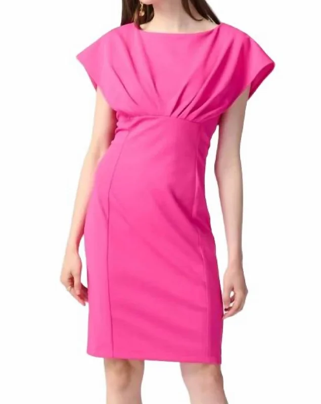 Price Cut Audra Sheath Dress In Ultra Pink