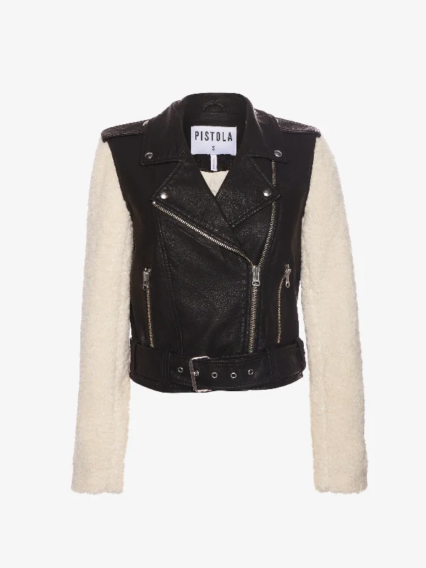 Online Specials Anita Shearling Moto Jacket