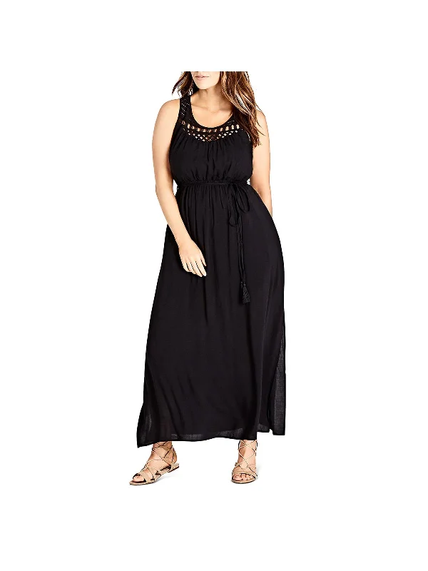 Huge Discounts Plus Womens Sleeveless Daytime Maxi Dress
