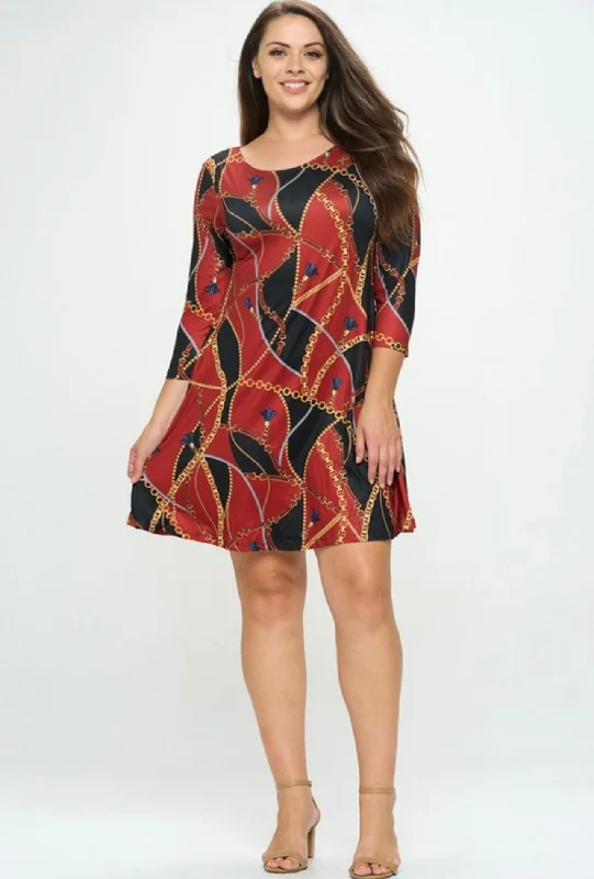 Clearance Items Tassel and Chains Dress