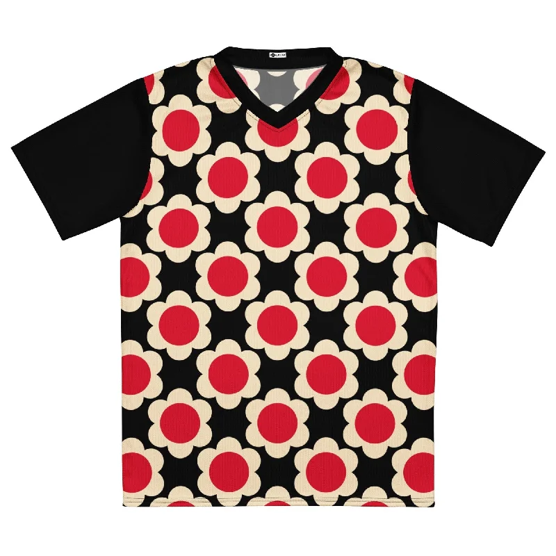 Great Bargains ELLIE red black - Recycled unisex sports jersey