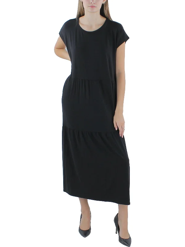 New Markdowns Womens Tencel T-Shirt Dress