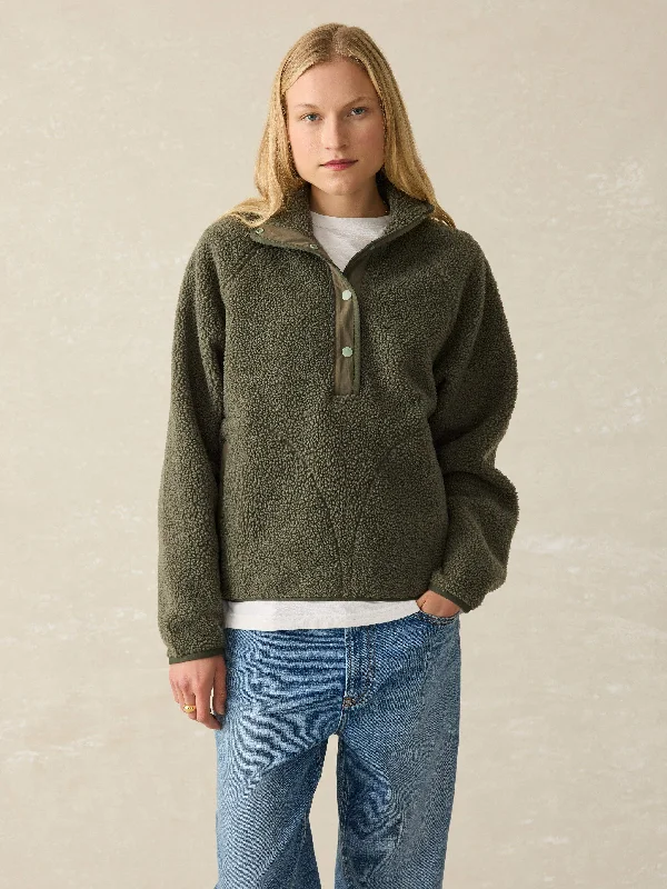 Huge Discounts Fireside Fleece Popover - Beetle