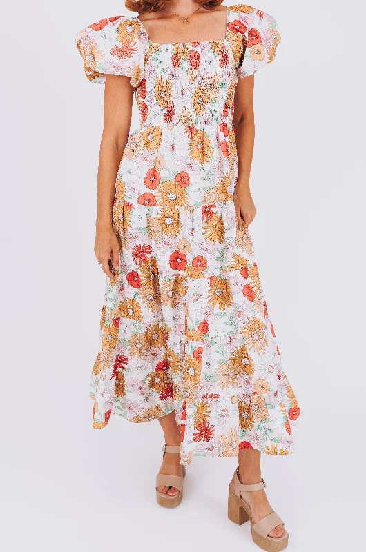 Exclusive Online Offer Flowing Flowers Dress