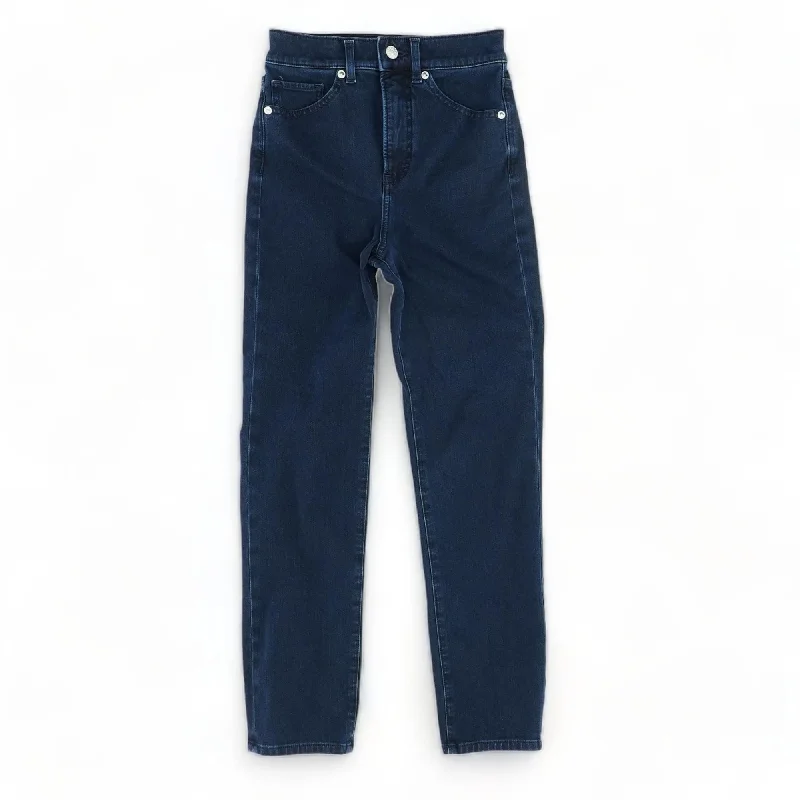 Low Prices Navy Solid High Rise Skinny Leg Jeans