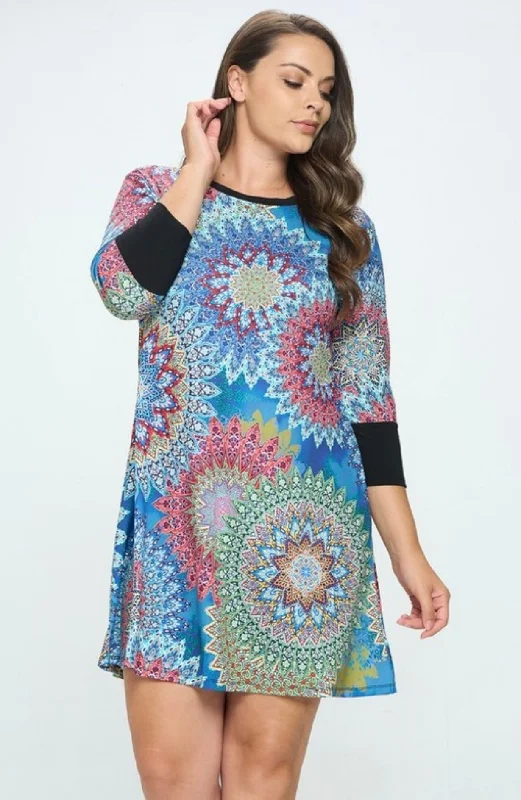 Anniversary Sale Bohemian Print Dress