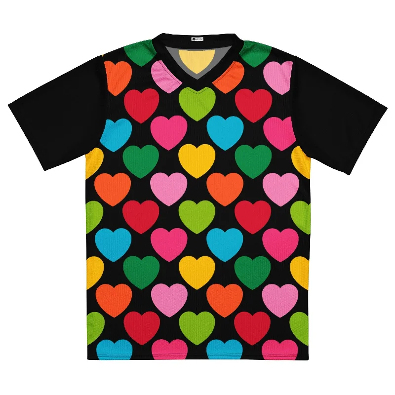 Doorbuster Deal ELLIE LOVE mix black - Recycled unisex sports jersey