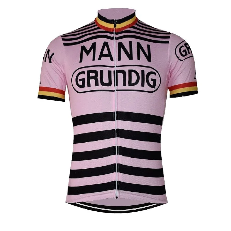 Take Advantage Retro Dr. Mann Grundig Cycling Jersey - Pink