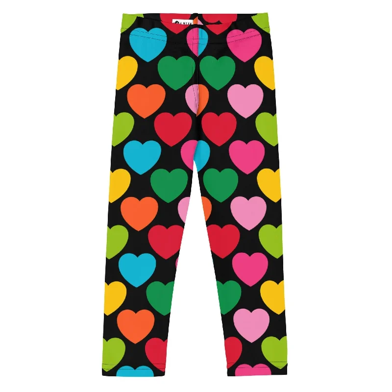 Referral Discount ELLIE LOVE mix black -2- Kid's Leggings