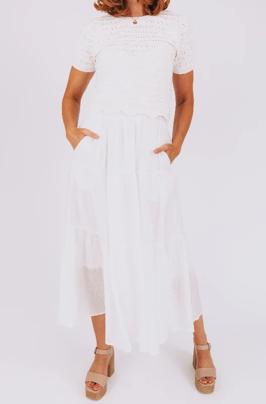 Unmissable Offer White Out Dress