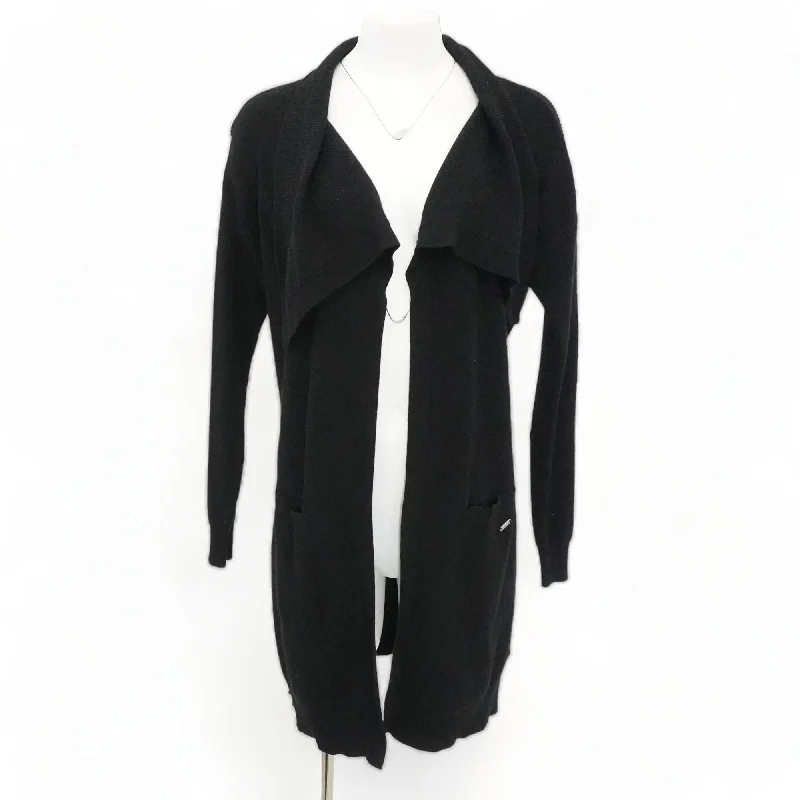 Savings Galore Black Solid Cardigan Sweater