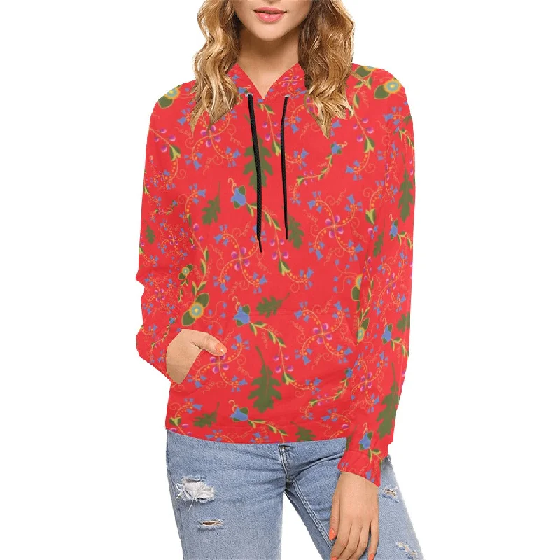 Now or Never Vine Life Scarlet Hoodie for Women (USA Size)