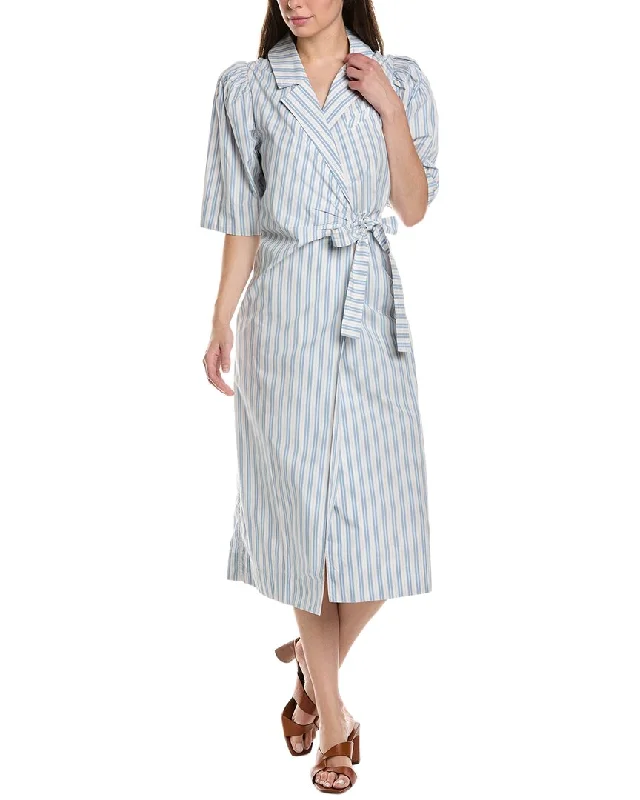 Closeout GANNI Midi Wrap Dress