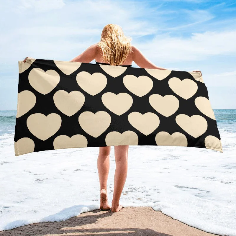 Deal Frenzy ELLIE LOVE black - Towel